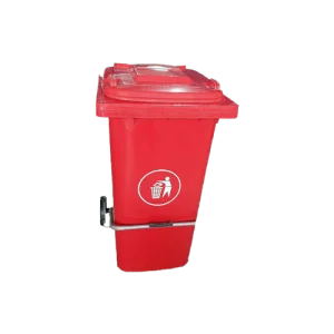 Garbage Bin With Paddles